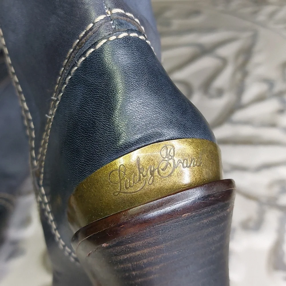 Lucky Brand Elena Boot In Blue 8.5 - Picture 5 of 16